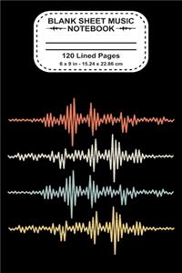 Blank Sheet Music Notebook