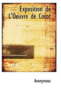 Exposition de L'Oeuvre de Corot