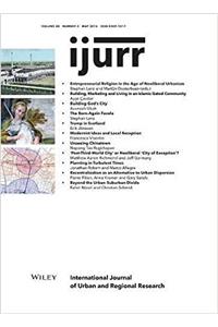International Journal of Urban and Regional Resear ch, Volume 40 - Issue 3