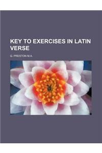Key to Exercises in Latin Verse