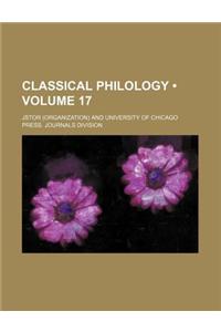 Classical Philology Volume 17