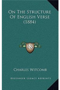 On the Structure of English Verse (1884)