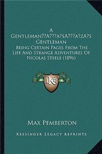 A Gentleman's Gentleman
