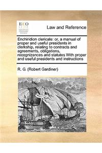 Enchiridion clericale