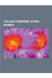 Italian Feminine Given Names