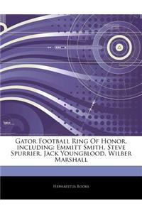 Articles on Gator Football Ring of Honor, Including