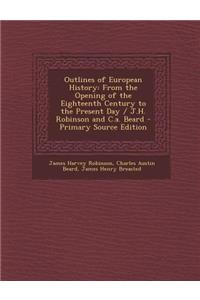 Outlines of European History