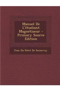 Manuel de L'Etudiant Magnetiseur