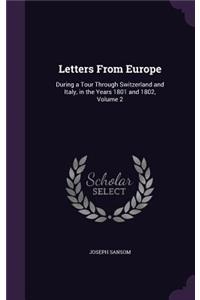 Letters From Europe