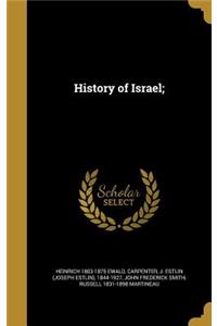 History of Israel;