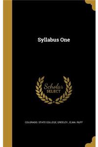 Syllabus One