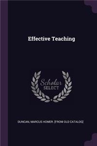 Effective Teaching