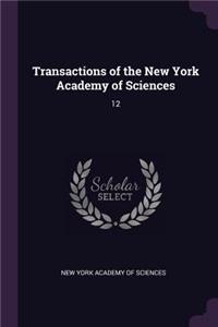 Transactions of the New York Academy of Sciences