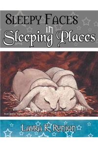 Sleepy Faces in Sleeping Places