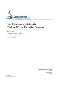 Small Business Administration Trade and Export Promotion Programs