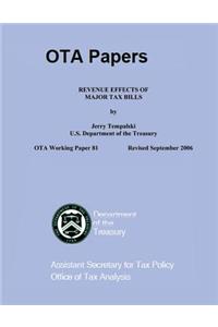 Revenue Effects of Major Tax Bills