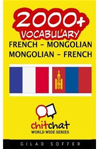 2000+ French - Mongolian Mongolian - French Vocabulary