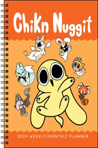 Chikn Nuggit 12-Month 2024 Weekly/Monthly Planner Calendar