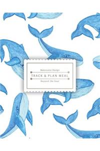 Track & Plan Meal Beyond the Soul: Beautiful Weekly Menu Planner (Size 8x10 Inches)