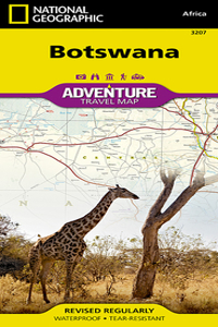 Botswana Map: Travel Maps International Adventure Map