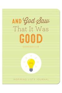 And God Saw That It Was Good (Genesis 1:18)