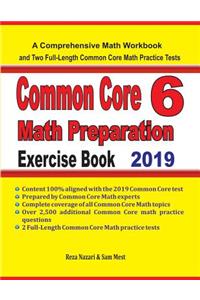 Common Core 6 Math Preparation Exercise Book