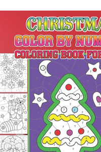 Christmas Color By Number Coloring Book For Kids