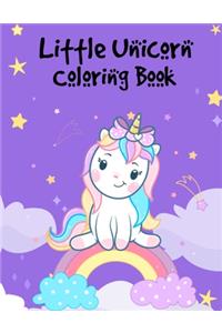 Little Unicorn Coloring Book