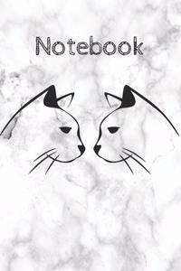 marble cat notebook