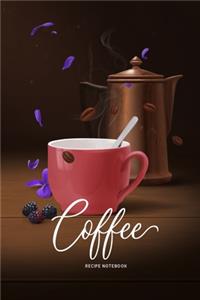 Coffee Recipe Notebook