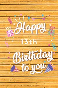Happy 13th Birthday