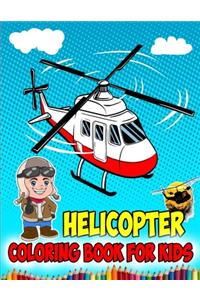 Helicopter Coloring Book For Kids