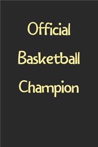 Official Basketball Champion