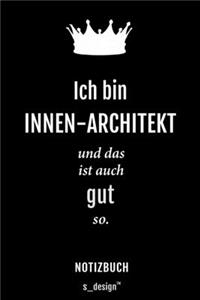 Notizbuch für Innen-Architekten / Innen-Architekt / Innen-Architektin