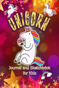 Unicorn Journal and Sketchbook for Kids