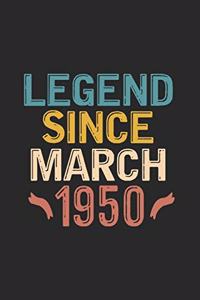 Legend Since March 1950