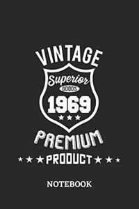 1969 Vintage Superior Premium Product Notebook