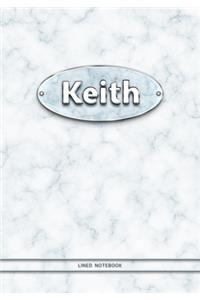 Keith - Lined Notebook