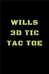 Wills 3D Tic Tac Toe