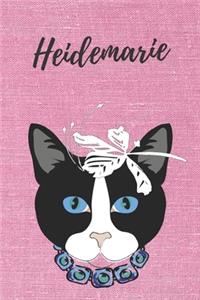 Heidemarie Notizbuch DIN A5 Katze / Malbuch / Tagebuch / Journal / Geschenk