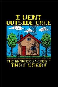 I Went Outside Once The Graphics Weren't That Great