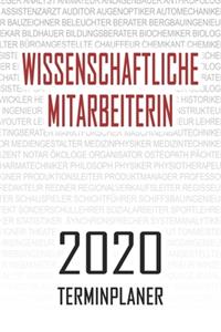 Wissenschaftliche Mitarbeiterin - 2020 Terminplaner