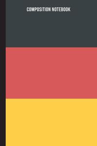 German Composition Notebook - College Ruled Notebook