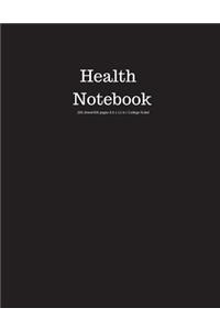 Health Notebook 200 Sheet/400 Pages 8.5 X 11 In.-College Ruled