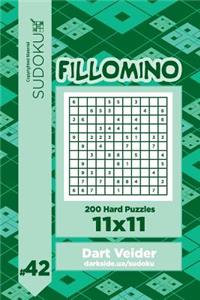 Sudoku Fillomino - 200 Hard Puzzles 11x11 (Volume 42)