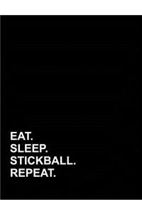 Eat Sleep Stickball Repeat: Accounts Journal