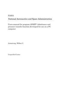 Users Manual for Program Admit