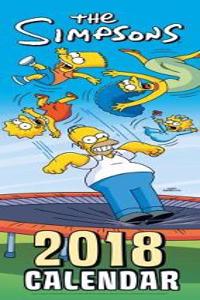 Simpsons Official Slim 2018 Calendar