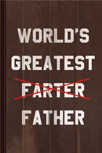 Worlds Greatest Farter Journal Notebook