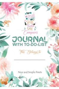 Journal with To-Do List